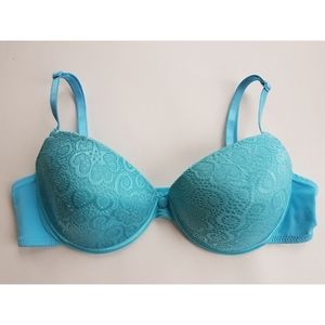 Marilyn Monroe Intimates Blue Soft Cup Padded Bra